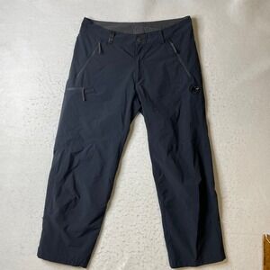 Mammut Mens Hiking Pants Black Softshell Outdoor Trekking Trousers 8205054